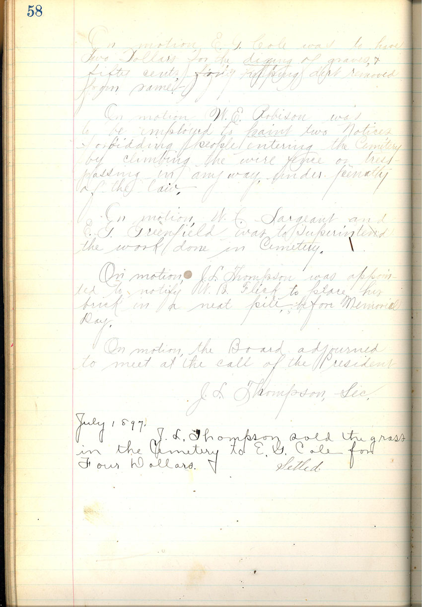 minute book